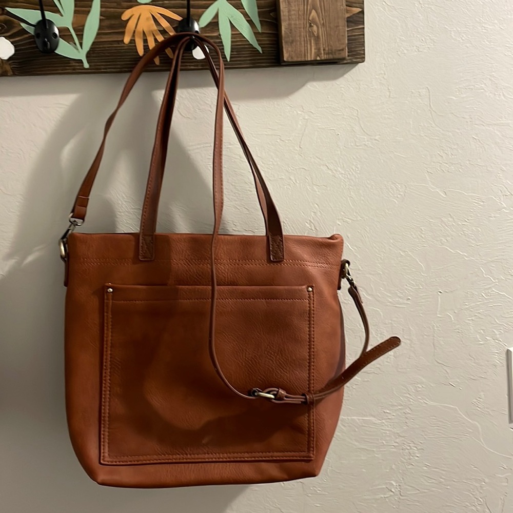 Brown Leather Tote